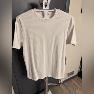 Men's Hudson & Barrow White Patterned T-Shirt